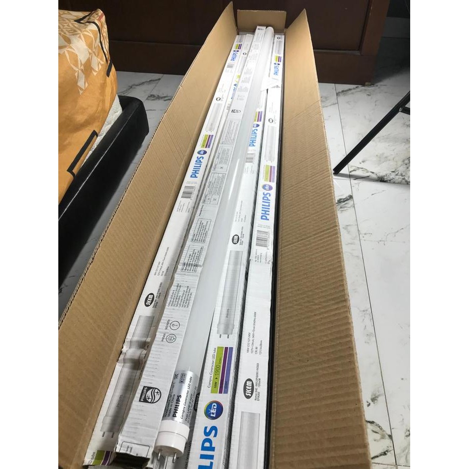 Philips TL led 18 watt ecofit corepro lampu neon led t8 18w 120cm putih
