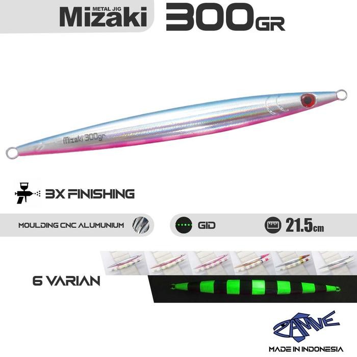 Metal Jig Mizaki 300gr Umpan Pancing Zamve - Sagara Pancing