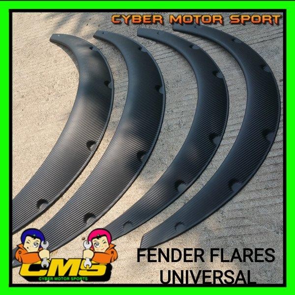 Termurah Lips Fender Motif Carbon Universal. Lips Spakbor Mobil. List Kode 054
