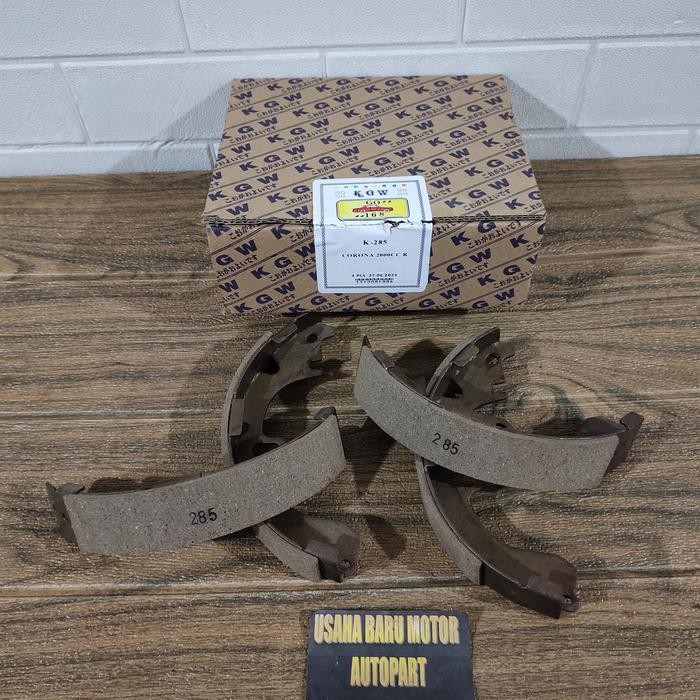 Kampas Rem Belakang Set Toyota Corona Gl Ex Saloon , Absolute Tromol Kode 077