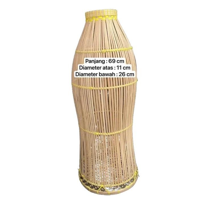 PREMIUM Bubuh Wuwuh Sosog Jaring Tinggi 62 Cm Ikan Belut Kolam Sungai Muara Laut Bisa Utk Hiasan