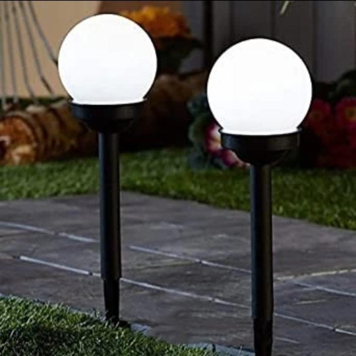 PREMIUM Rumah Lampu Taman Bulat Acrylic E27 Outdoor