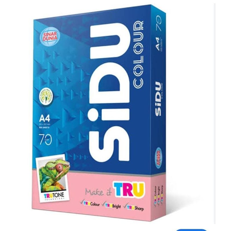 

[Deli Atk] Kertsas Hvs Sidu A4 Warna Kantor Kertas Paper Stationery