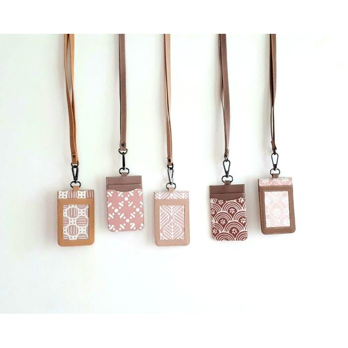 

[Deli Atk] Nametag Id Card Lanyard Barley Aneka Motif 7