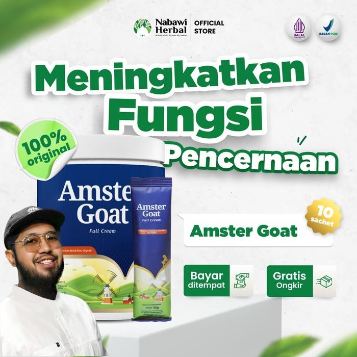 

Barbara.storee AMSTER GOAT 2BOX - Susu Kambing Amstergoat Solusi Atasi Masalah Pencernaan 250gr