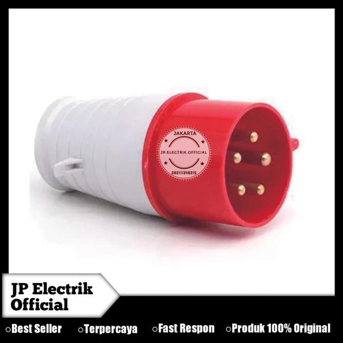 STEKER GENSET 5 PIN 32A CEE 025 INDUSTRIAL PLUG 5 PIN 32A