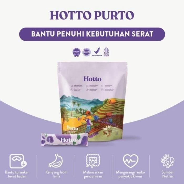 

Hotto Purto Multigrain With Purple Potato 1 Pouch (16 Sachet) Granola Oat
