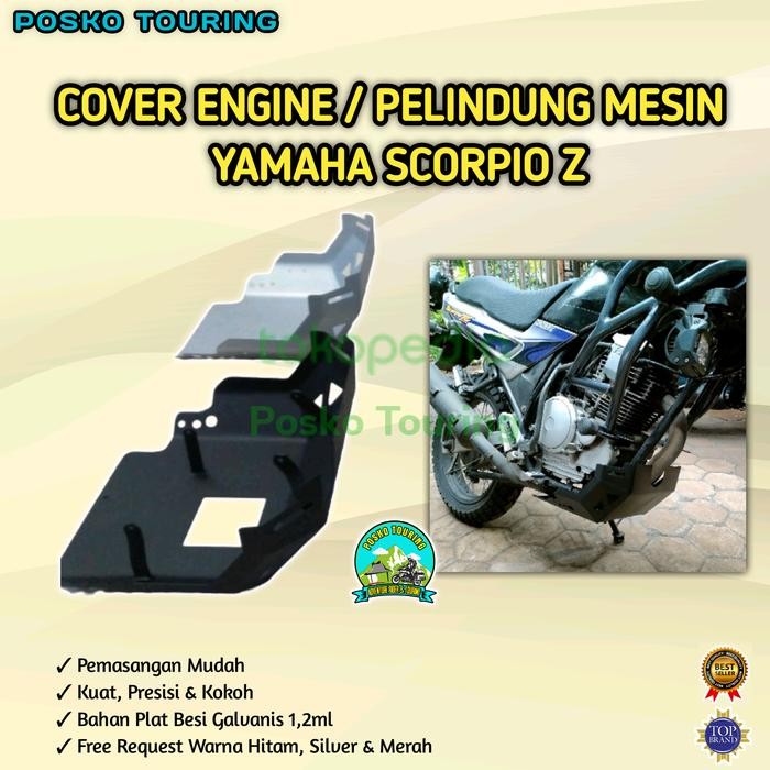 Cover Engine Pelindung Mesin Yamaha Scorpio Z