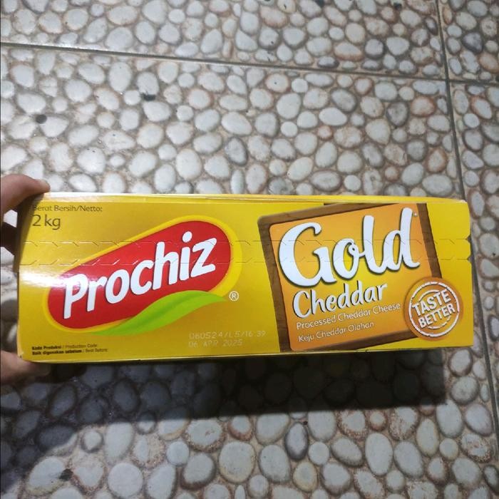 

PROCHIZ GOLD CHEDDAR CHEESE/KEJU CHEDDAR OLAHAN 2KG Baking