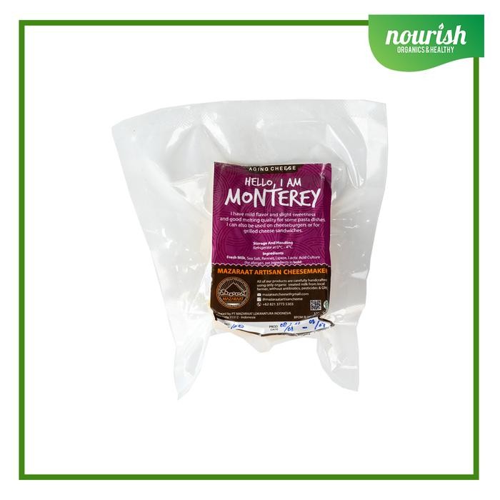 

Mazaraat Monterey 100 Gram ( Aging Cheese )