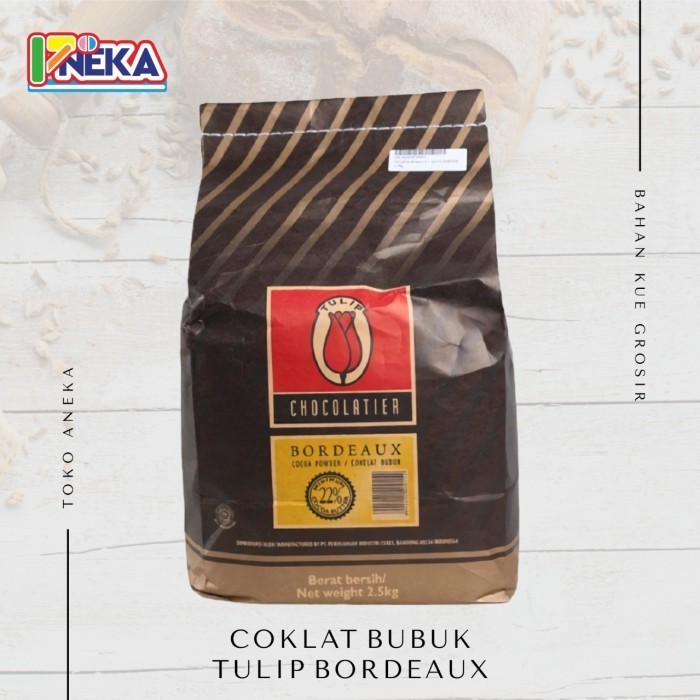 

coklat bubuk tulip bordeauk 1/2kg (repack)