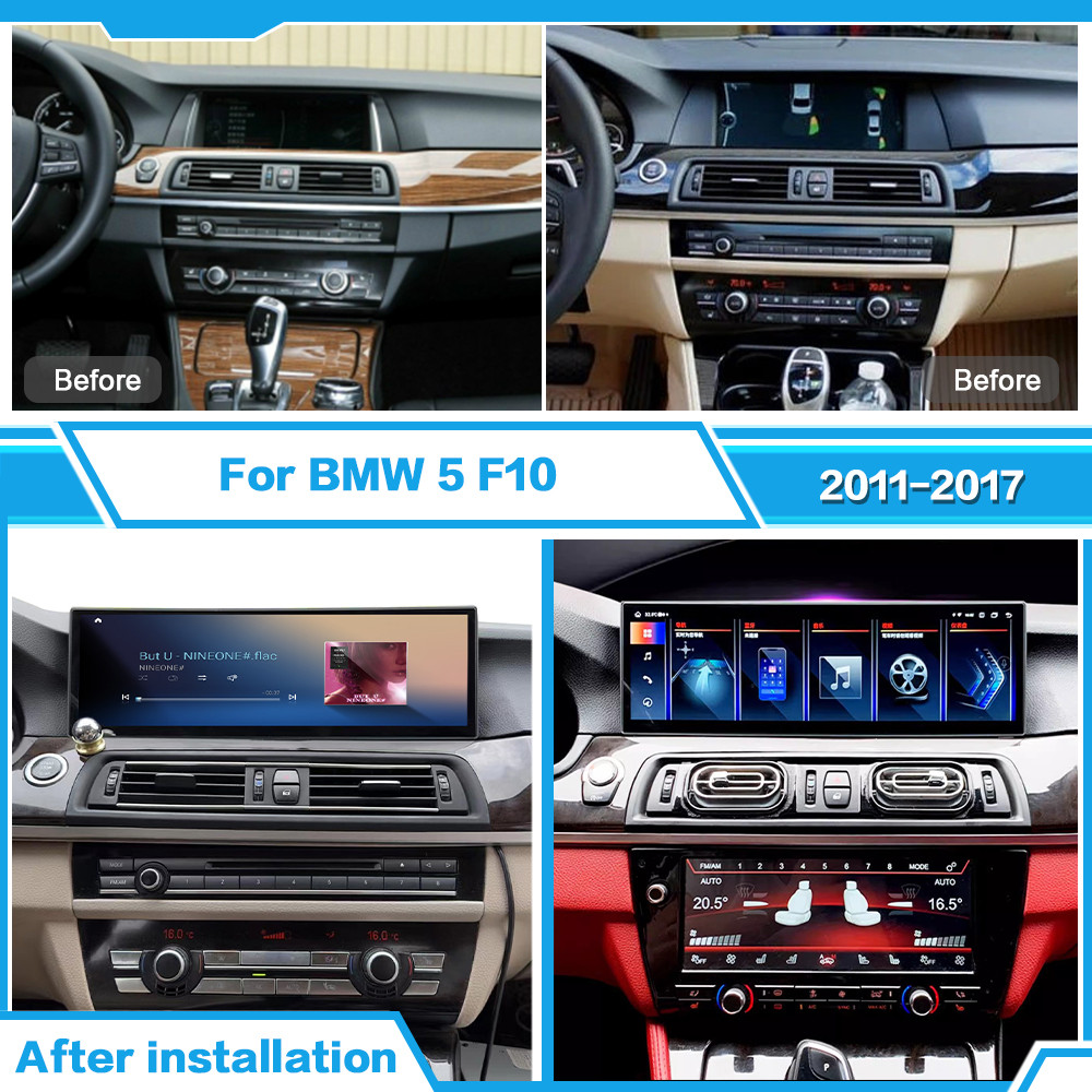 NEW Style 14.9 Android Radio For BMW 5 Series F10 f11 5GT F07 Android