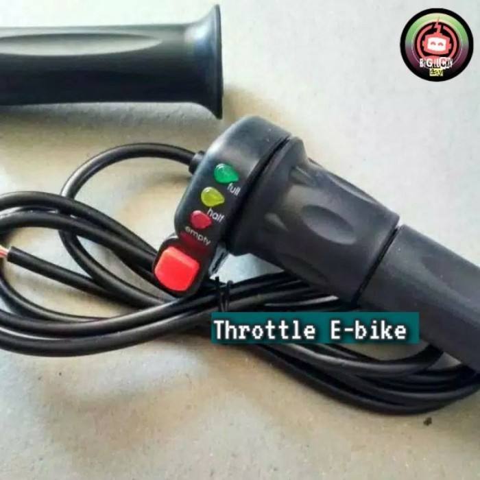(Expert) Handle gas sepeda listrik 24v/36v/48v throttle indikator