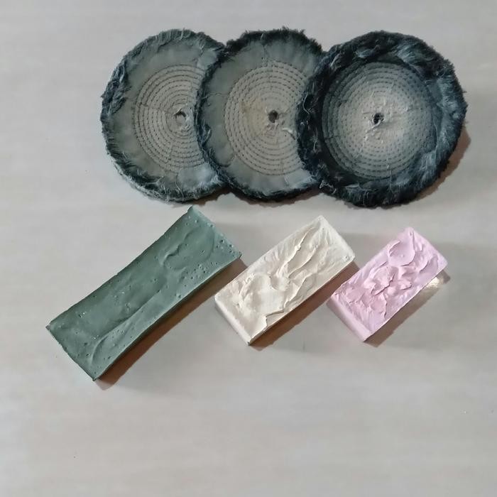 Paket Poles Recomended Batu Ijo DMP Batu Kuning + 3 Kain Poles