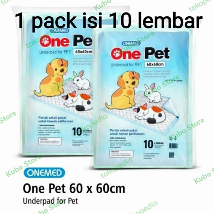 1 Dus Underpad Onepet 60x60 60 x 60 Onemed Alas Pipis ald
