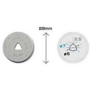

Refill Rotary Cutter 28mm RB28-2 (2 Pc/pack) OLFA Spare Blade