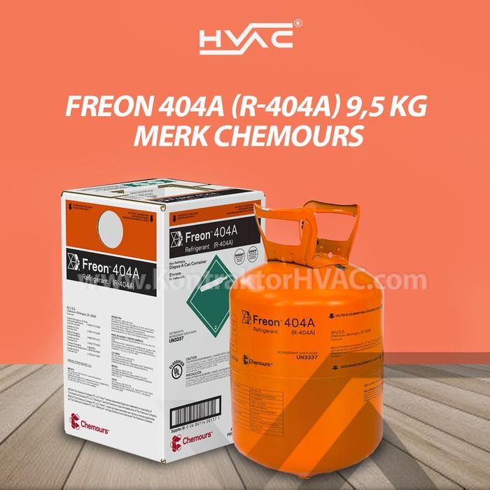 FREON AC R404A MERK CHEMOURS TABUNG 9,5 KG