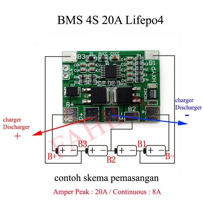 (Expert) BMS 4S 20A Lifepo4 Bms Lifepo4 4s 20A
