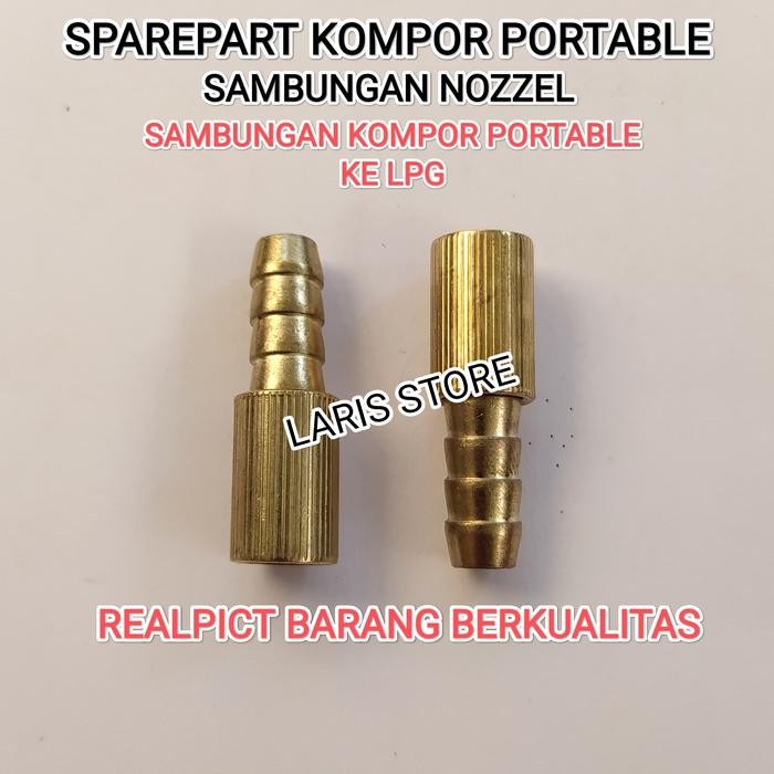 BEST PRODUCT SAMBUNGAN NOZZEL UNTUK KOMPOR GAS PORTABLE GAS KALENG KE GAS LPG