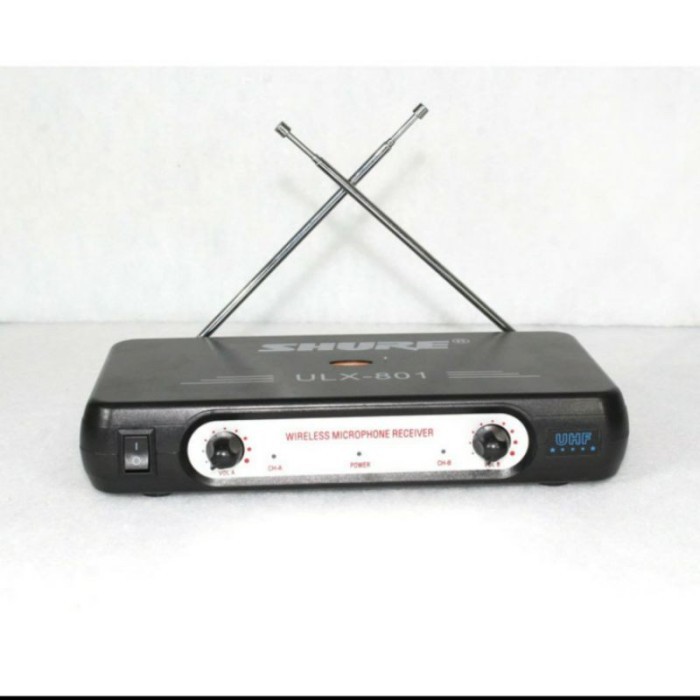 (Expert) Mic Bando Mic Jepit Wireless UHF 2 set mic (Clip On) Shure