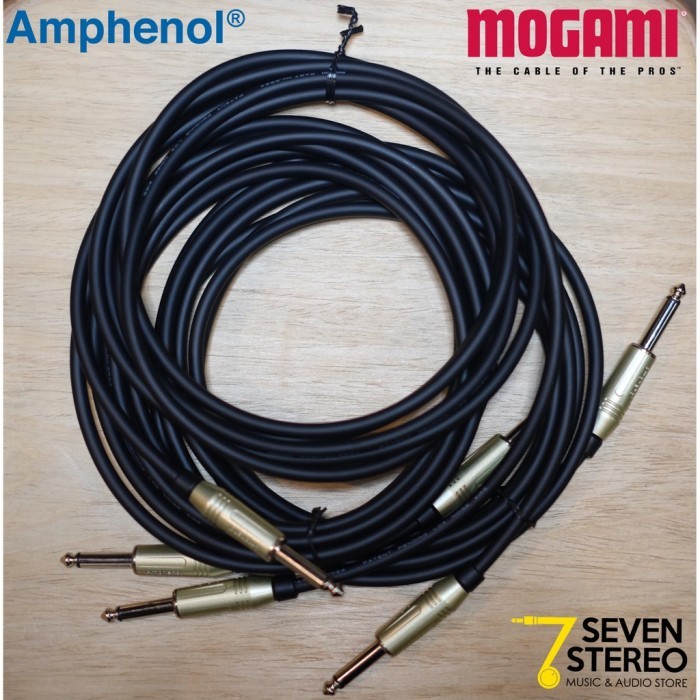 (Expert) Mogami 2524 Original Japan - Amphenol Plug Intrument Cable 3