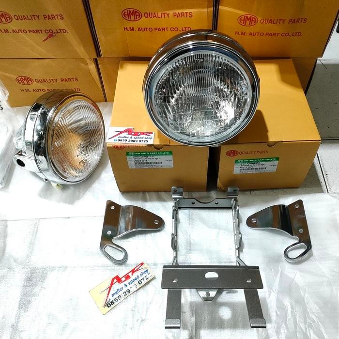 Lampu Bulat Hma Ori Thailand Plus Braket Original Kawasaki Ninja Ss R