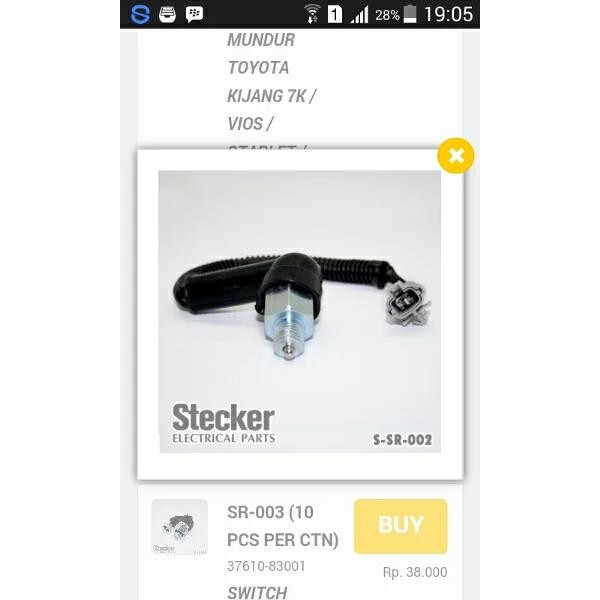 Swit switch mundur atret avanza xenia rush terios granmax luxio