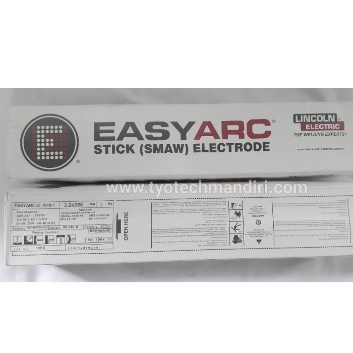 (Expert) Kawat Las Lincoln Easy Arc E7018-1 Dia 3.2mm