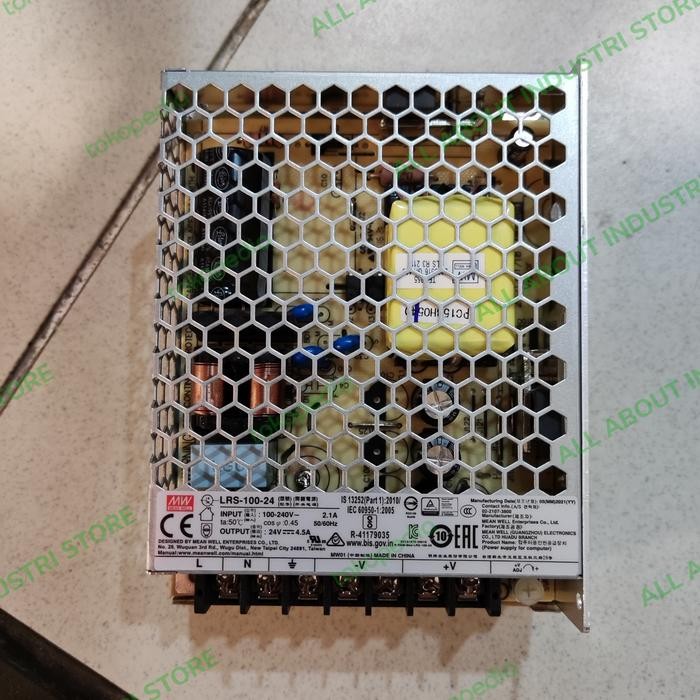 Meanwell Power Supply Lrs-100-24 Lrs 100 24 Lrs10024 Mean Well