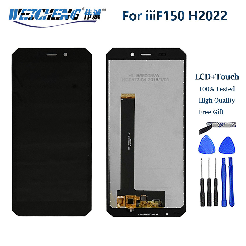 5.5" Original Oukitel iiiF150 H2022 LCD Display and Touch Screen Digitizer Assembly Replacement For 