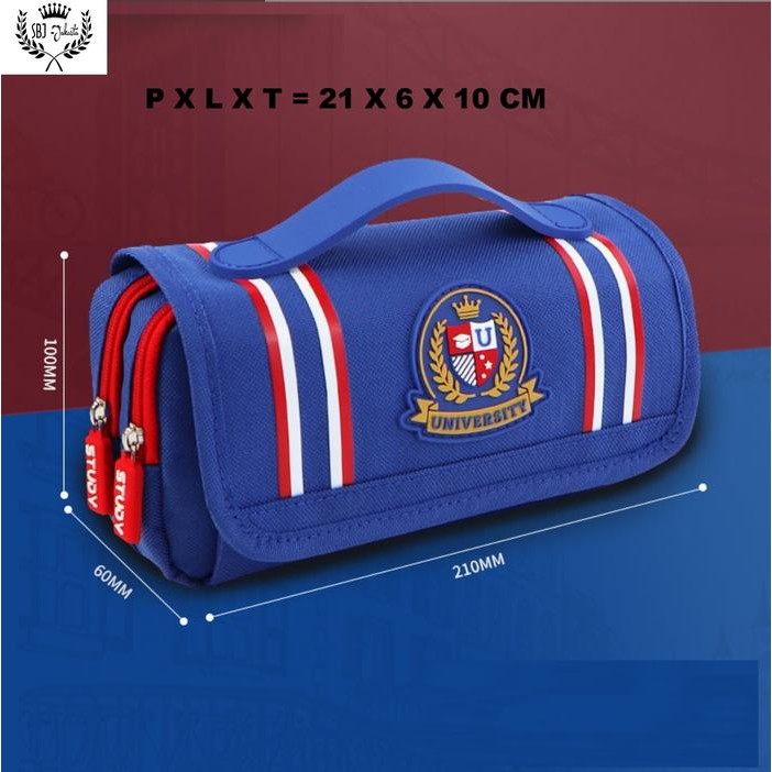 

Tempat pensil Kotak pensil model smiggle Lookalike Yome Premium Multifungsi Sekolah Alat