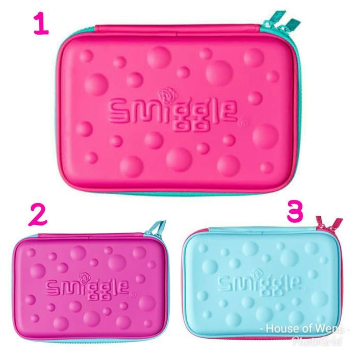 

SMIGGLE BULE HARDTOP PENCIL CASE TEMPAT PENSIL SMIGGLE