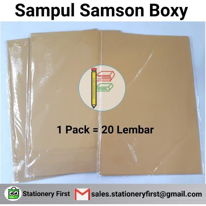 

Sampul Samson Boxy Untuk Buku ukuran Campus Tebal per 20 Lembar