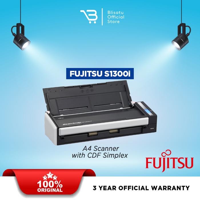 Fujitsu ScanSnap S1300i Portable Scanner