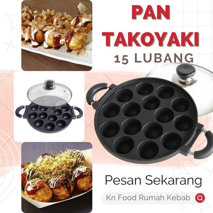 

Pusat Pan Takoyaki -Cetakan Takoyaki -15 Lubang Gratis Ongkir