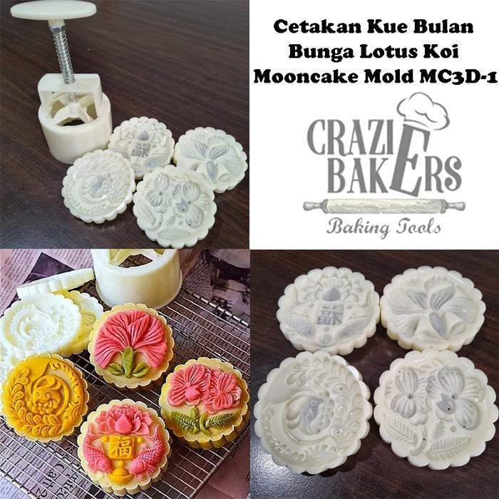 

Cetakan Kue Bulan Bunga Lotus Koi Mooncake Mold Mc3D-1 Gratis Ongkir