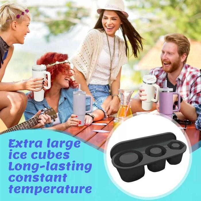 

Cetakan Es Batu Silikon Cylinder 3 Grid Ice Cube Mold Stanley Gratis Ongkir