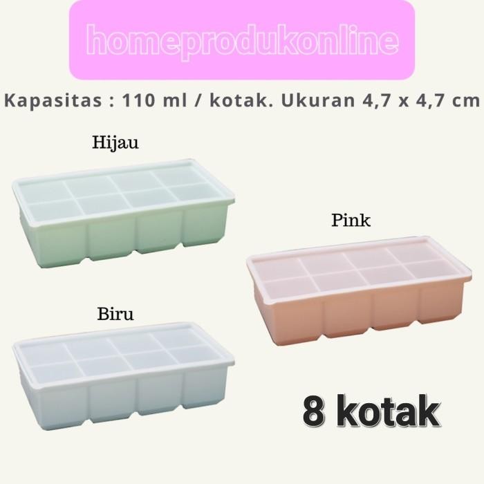 

Cetakan Es Batu Cream Coklat Pendingin Minuman Silikon 15 Kotak + Tutup Plastik Silicone Kitchenware