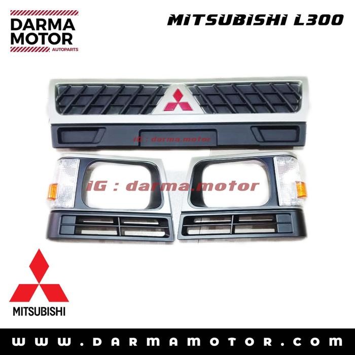 Grill Set Ring Lampu L300 Mitsubishi