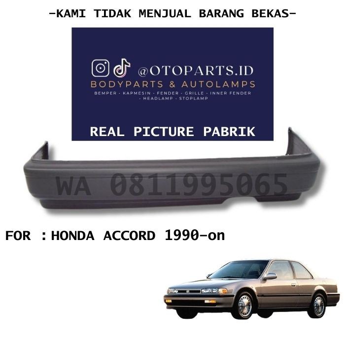 Bumper Bemper Belakang Honda Accord Maestro 1990 Baru Import Malaysia
