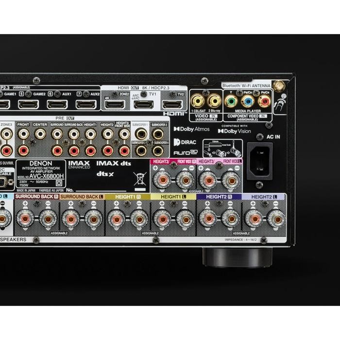 Denon Avcx 6800H Avcx-6800H Avcx 6800H 11.4 . 8K Av Receiver With Heos Built-In