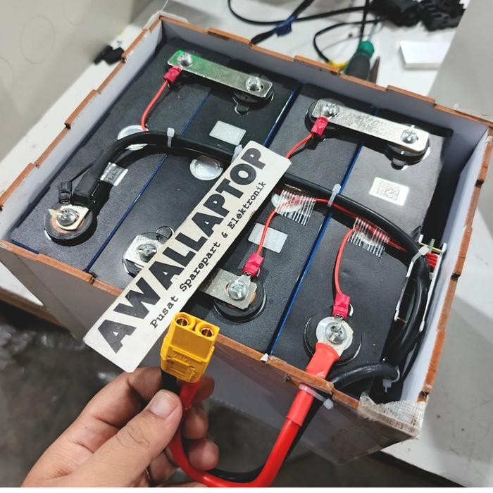 Battery Lithium Baterai Lifepo4 12V 120Ah Bms 100A Plts Aki Mobil New