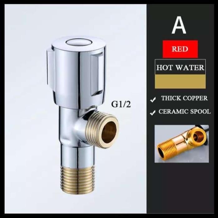 KRAN KERAN STOP KRAN SHOWER / KRAN TOILET CLOSET DUDUK KUNINGAN