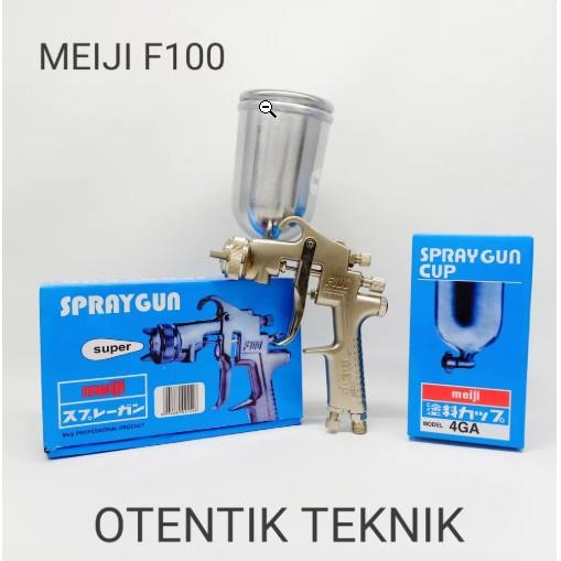 SPRAY GUN MEIJI F100 TABUNG ATAS TAIWAN - MEIJI F 100 - SPRAYGUN