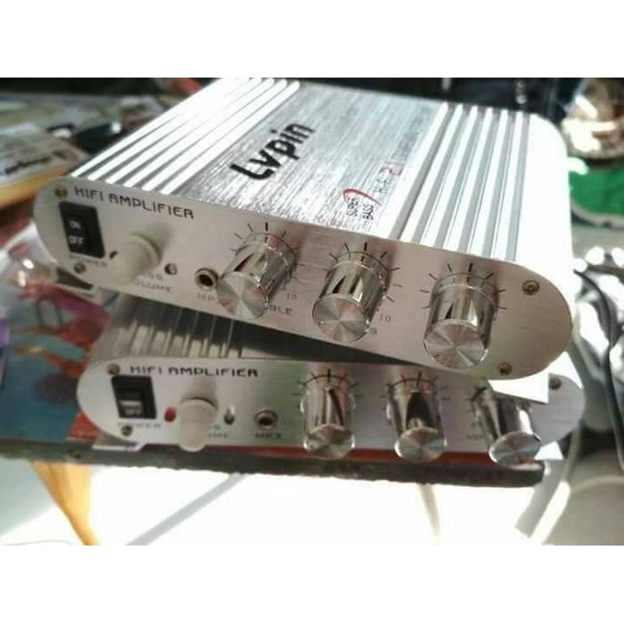 Amplifier 2.1 Hifi Full Alumunium Chip Amp