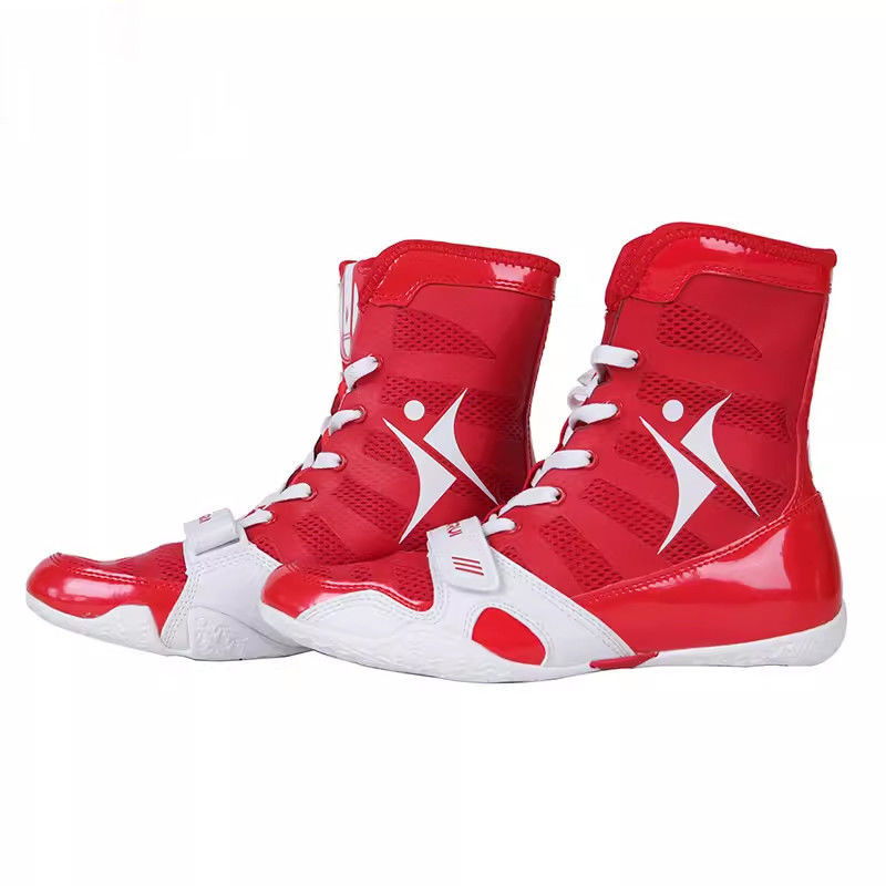 Mens Boxing Shoes Professional Boxing Sneakers Flying Shoes Mens Wrestling Shoes Fitness Training
