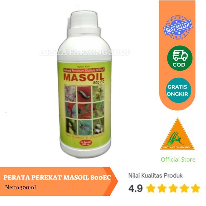 PEREKAT PERATA PESTISIDA MASOIL 800 EC 500 ML Kode 909