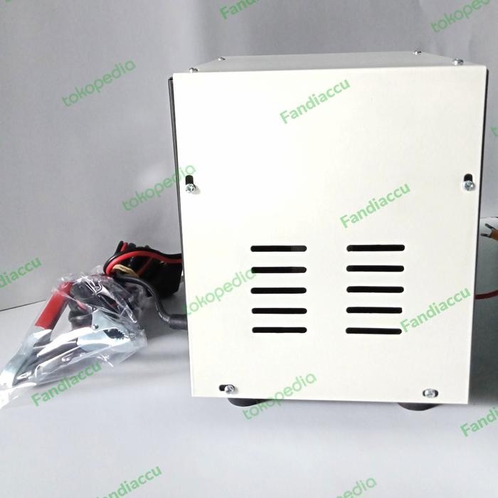 CHARGER ACCU / AKI MERK DELTA DT 77 SP SEMI AUTOMATIC AKI MOTOR MOBIL GRATIS ONGKIR