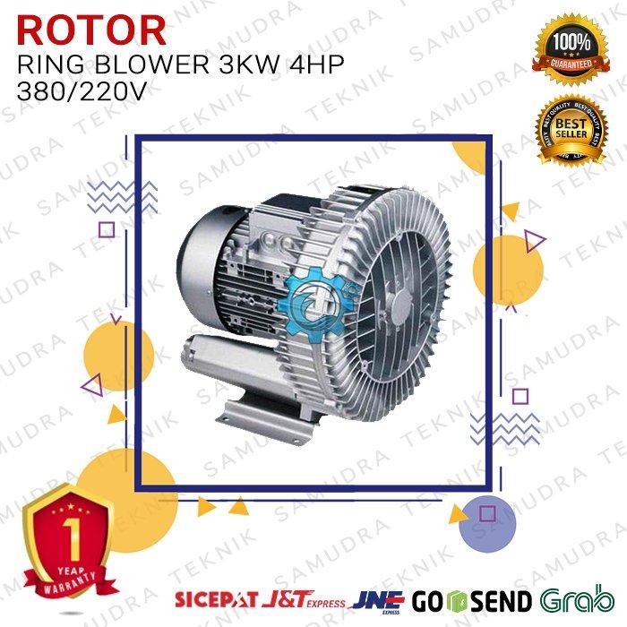 Ring Blower 3 Watt 3 4 220/380V Blower Kolam Tambak Ikan