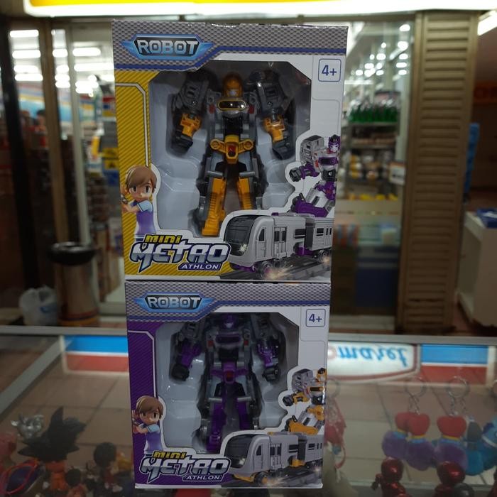 Mini Tobot Metro Train / Mainan Tobot Kereta / Jual Tobot ATHLON 2